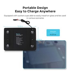 Renogy 10W 12V Solar Panel Battery Charger Maintainer Trickle Charge Boat RV Car
