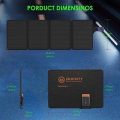 36W Solar Charger Portable Foldable Solar Panel USB Solar Phone Charger US