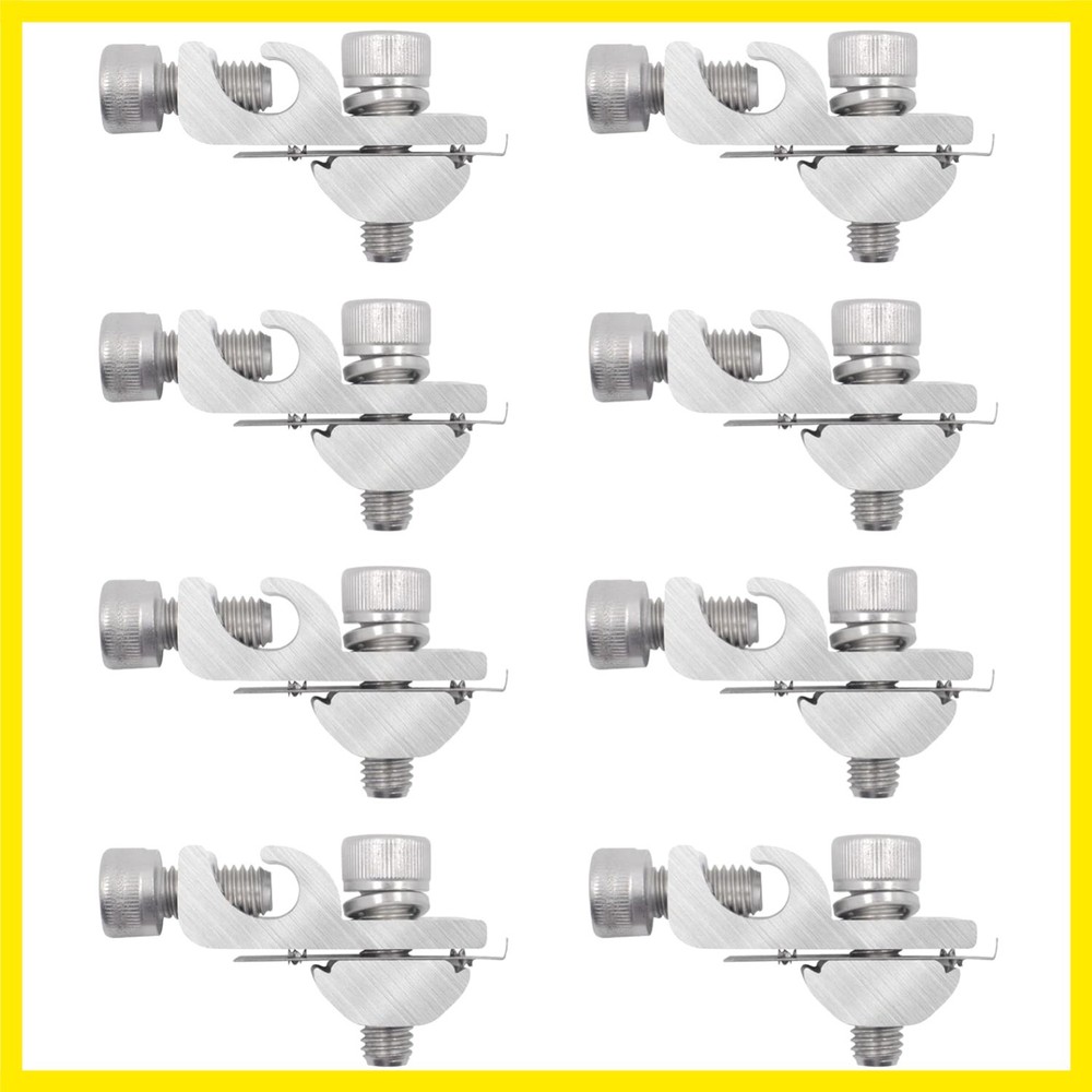 8 Pack Solar Panel Solar Panel Clamps Bonding Lug Solar Grounding Clip Mounti…