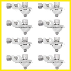8 Pack Solar Panel Solar Panel Clamps Bonding Lug Solar Grounding Clip Mounti…