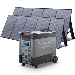 ALLPOWERS 4000W Portable Power Generator Station With 2x Foldable Solar Panels