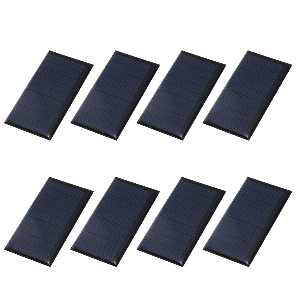8Pcs 4.5V 0.36W 80mA Mini Solar Panels, Solar Photovoltaic Power Cells