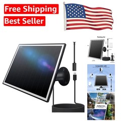 8W Solar Panel Charger for Eufy/Wyze/Reolink Cameras – Waterproof & Adjustable