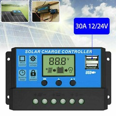 10W Solar Panel 12V Trickle Charger Battery Charger Kit Maintainer Boat RV Car