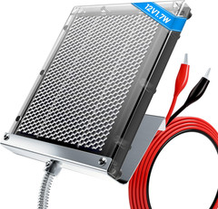 POWOXI 12V 1.7W Solar Panel for Deer Feeder Waterproof Solar Battery Charger wit