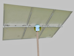 Solar Panel Array Top of Pole Ground Mount Bracket 2″ – 2.5″ – 3″ Pipe Universal
