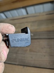 Lot of 4 UniRac Solar Mount End Clamps Black Finish