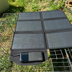 60W Portable Solar Panel Foldable USB-C PD Charger for Power Station Camping RV