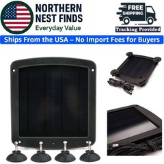 High-Efficiency 5W Solar Panel – Windshield Mounting for Easy Vehicle Charging