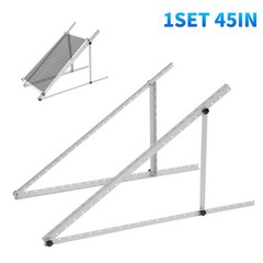AeternaSol 45in Solar Panel Mounting Brackets Ground Mount Multifunction Adjust