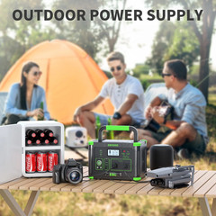 1000W Portable Power Station Multiple Ports for Camping Home Backup RV Off-Grid
