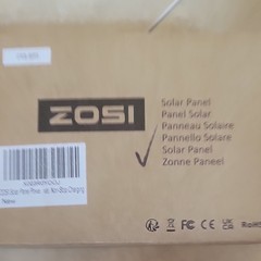 ZOSI 5V DC Solar Panel Non-Stop Charging for Security Camera Waterproof