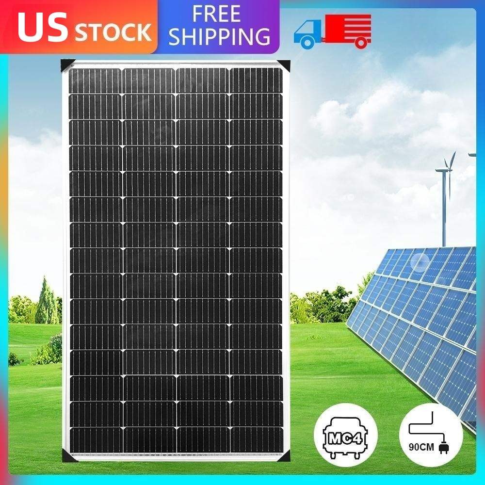 200W Watt Mono Solar Panel 12V charge Off-Grid Battery Power for RV Home Boat