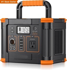 Estación de energía portátil, generador solar de 600 W con salida PD USB-C de 60