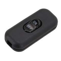 Inline Rocker Switch 6 Amp 110V-250V for Electric Lamps and Appliances