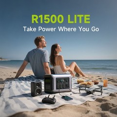 ALLPOWERS R1500 1600W 1056Wh Portable Power Station LFP Solar Generator Backup