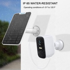 13.1ft Adjustable Solar Panel for Eufycam: Weatherproof and Efficient Charging