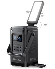240W Portable Power Station 154Wh/48000mAh, 100W USB-C Battery Power Bank