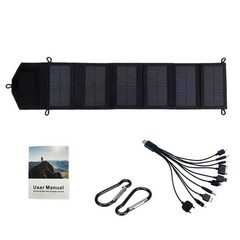 High Output 15W Solar Charger Foldable Waterproof For Outdoor Activity