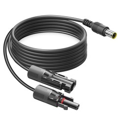 16.5Ft Solar Adapter Extension Cable for 8mm DC Portable Power Stations & Panels