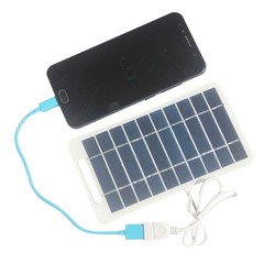 5V 2W USB Solar Panel Charger for Charging Phones Weather Resistant Charger