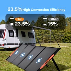 Foldable Portable Solar Panel 200W 400W for Power Station Camping RV