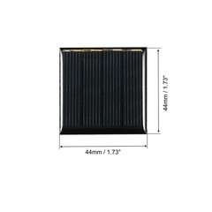 5Pcs Mini Solar Panel Cell 2V 110mA 0.22W 44mm x 44mm