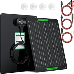 Ultra-Fast 20W Solar Battery Maintainer for Cars, Boats, and RVs – Waterproof