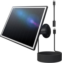 8W Solar Panel Charger for Eufy/Wyze/Reolink Cameras – Waterproof & Adjustable