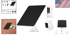 Adjustable Solar Panel for Ring Cameras – Easy Installation & Weatherproof