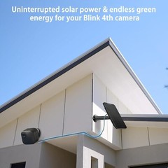 High-Efficiency 4W Solar Panel with 13.1ft Waterproof Cable for Blink 4 Cameras