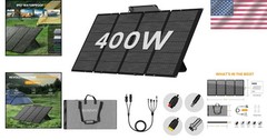 400W Foldable Solar Panel with Adjustable Stand – Ultimate Portable Charger