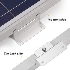 8 Units Z Bracket Set for Solar Panel Mounting – Supports RVs, Boats & Off-Grid