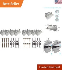 2 Sets Solar Panel Mounting Z Brackets Lightweight Aluminum Corrosion-Free Co…