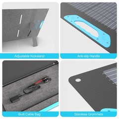 400W Portable Solar Panel for EF ECOFLOW Portable Power Station 3600Wh DELTA Pro