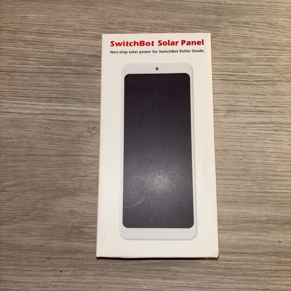 SwitchBot Solar Panel For Roller Shade W1001001 – New In Sealed Box