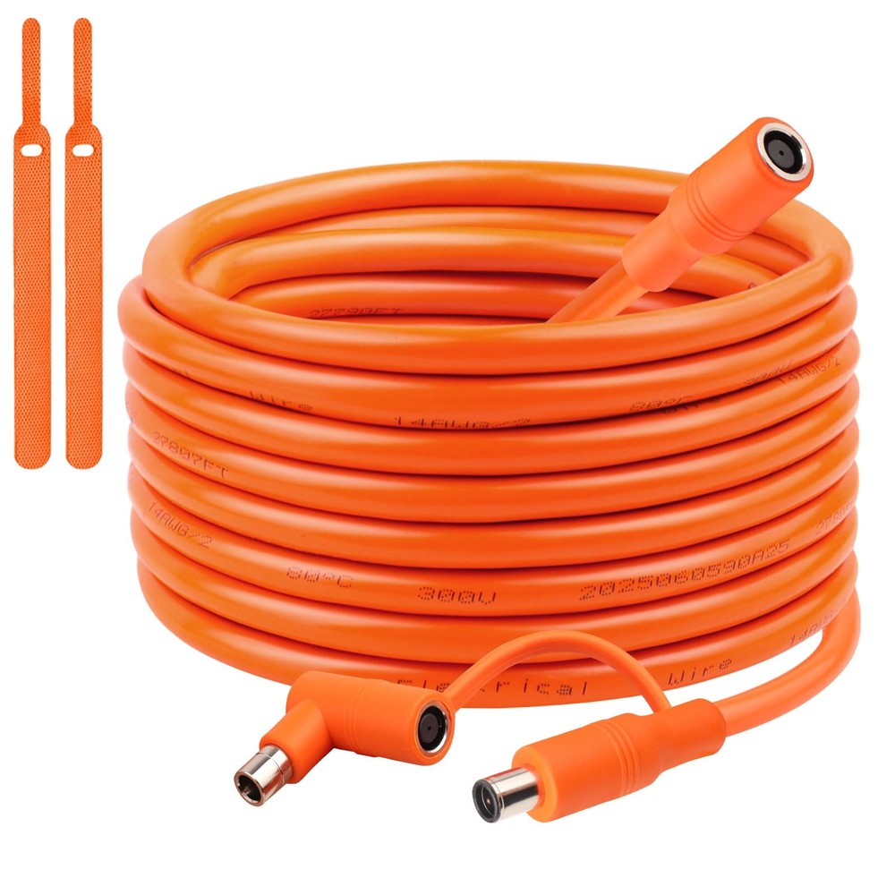 40FT 14AWG DC7909 Solar Panel Extension Cable Compatible with Jackery Solar G…