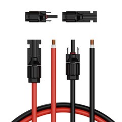 Solar Panel Extension Cable 10AWG 100ft x2, MC4 Connectors, IP67, -40°F to 221°F