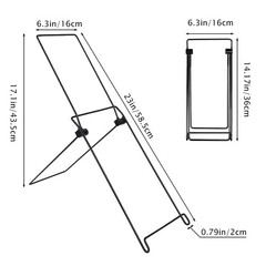 Solar Panel Mounting Brackets Carbon Steel Folding Rack Adjustable Support Stand