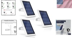 Ring Spotlight Cam Solar Panel Charger – 3 Pack