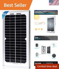 Compact 5W Solar Panel Charger – Perfect for Automotive, Marine & RV Batteries