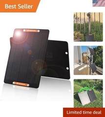 2pcs USB Solar Panel 6W 5V Monocrystalline Mini Solar Panels with USB 2.0 Por…