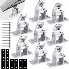 Solar Panel Mounting Brackets 8PCS Adjustable RV Solar Panel Mount Tilt Angle 10