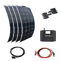 400w Solar Kit 4X100w Flexible Solar Panel 40A Controller for Off Grid Yatch RV