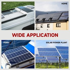 10FT 10AWG Solar Panel Extension Cable, Waterproof PV Wire with Connectors for R
