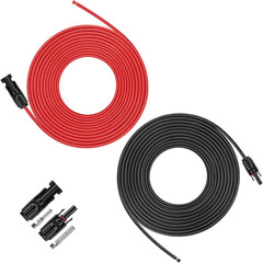 Igreely Solar Panel Extension Cable – 100 Feet 10Awg(6Mm?) Solar Extension Cable