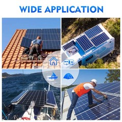 1000 watt Solar Panels High Efficiency Black PV Module Power Mono RV Solar Panel