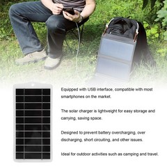Solar Panel Charger 5W Monocrystalline USB Solar Panel For Camping