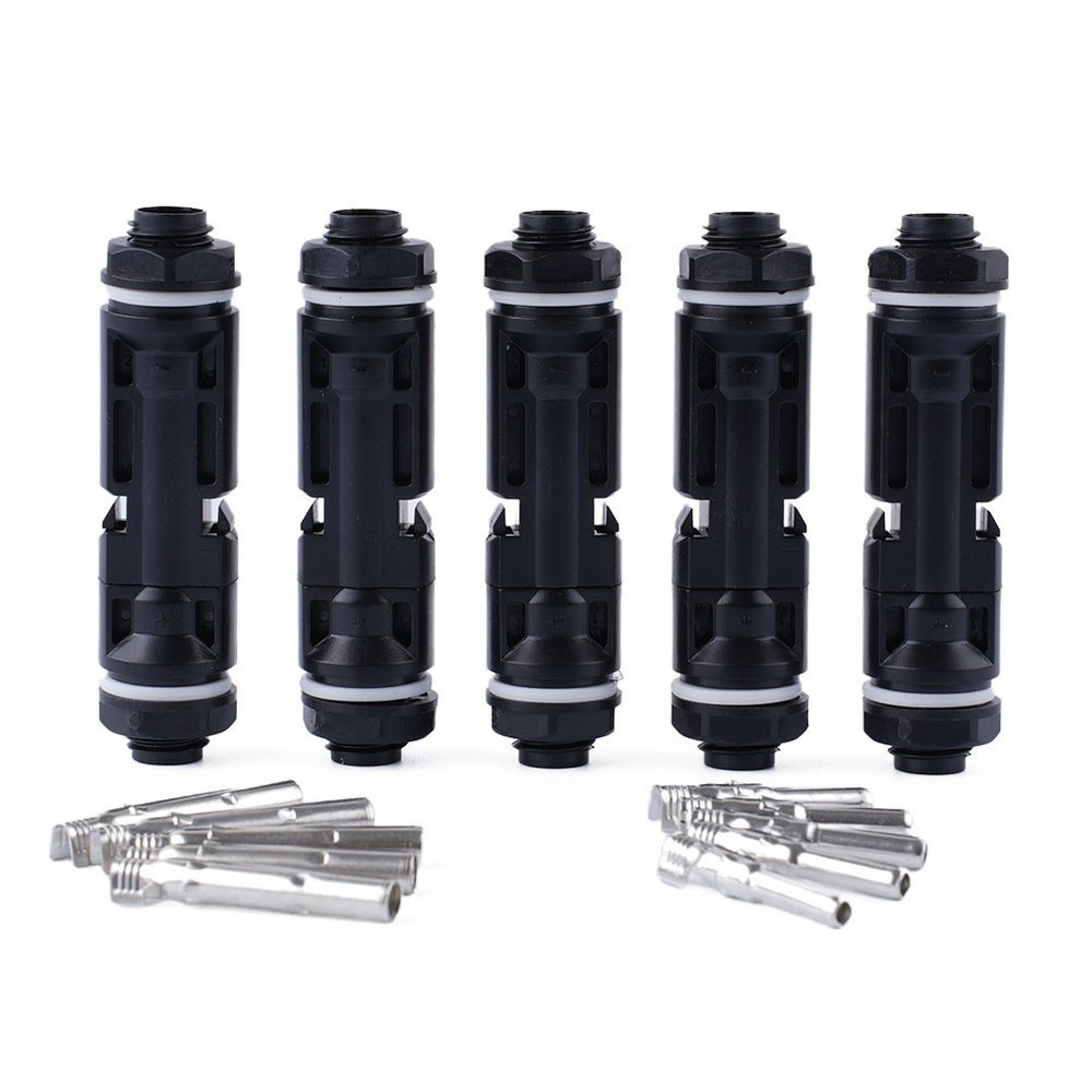 Photovoltaic Connectors Coupling 5 Pairs Connector Metal+plastic