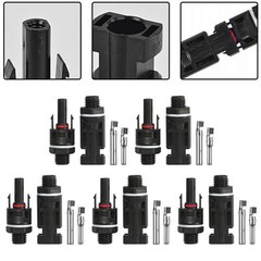 Photovoltaic Connectors Coupling 5 Pairs Connector Metal+plastic